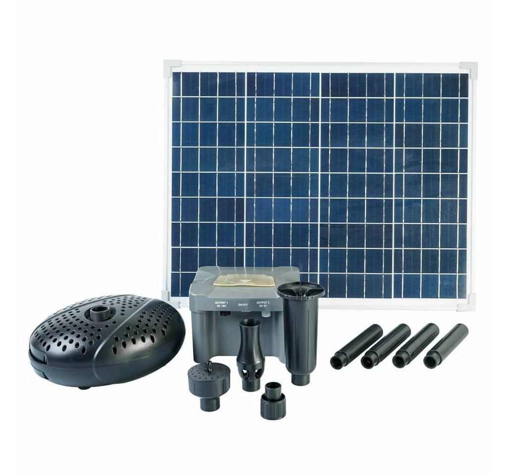 Ubbink Filterpumpe SolarMax 1000 mit Solarmodul, Pumpe und Batterie 1351182 von Ubbink