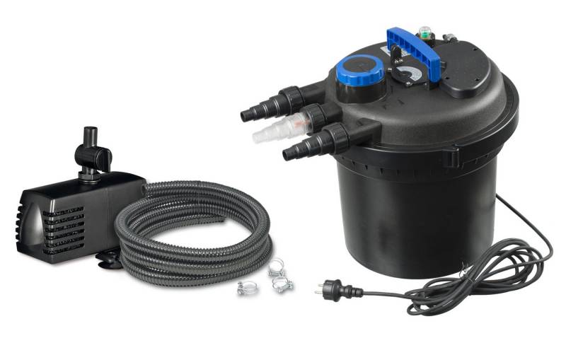 Ubbink Teichfilter BioPressure II 10000 PlusSet, Komplett-Set Druckfilter von Ubbink