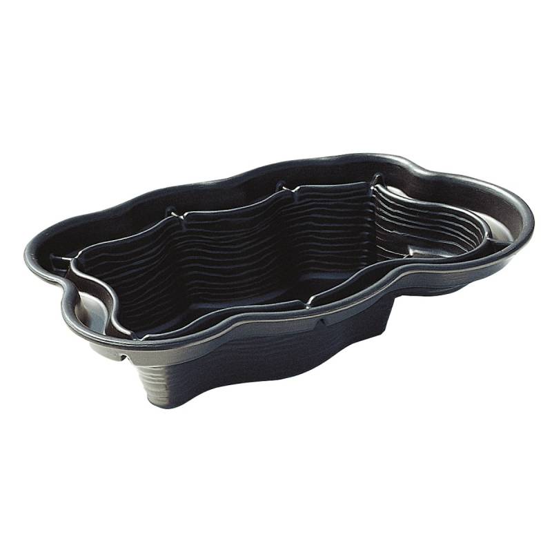 Ubbink Teichschale Iris SV Fertigteich-HDPE - H65 x 320 x 185 cm schwarz von Ubbink