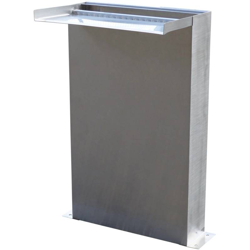 Ubbink Venezia Wasserfall Komplettset - Inox 304 Trafo 12V 20 LEDs Kaltweiß Pump von Ubbink