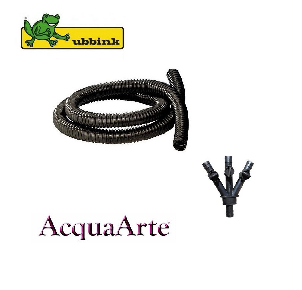 Ubbink Wasserspiel Teichschlauch 3 Meter Ersatzteil 1353003 und 1415324 für AcquaArte® von Ubbink