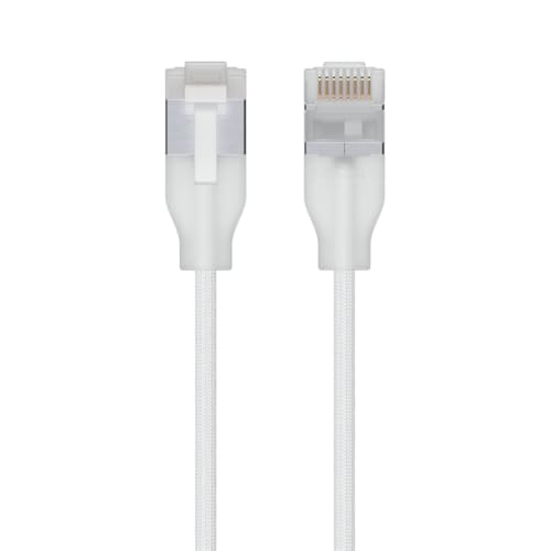 Ubiquiti Ultra-Thin Braided Shielded RJ45 Patch Cable, Designed, UACC-CABLE-PATCH-EL-C6A-0.15M-W-24 von Ubiquiti Networks