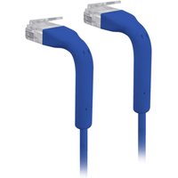 UBIQUITI UniFi Ethernet-Patchkabel Kat. 6, 3m, biegbar mit geschlossener RJ45-Abdeckung, blau von Ubiquiti