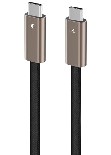 Ubluker USB C auf USB C Kabel 40Gbps 1.5M, 240W 100W 60W USB4 Kabel 24PIN für Thunderbolt 4 Emarker USB Type C 48V 5A PD3.1 Video Audio Daten Sync für iPhone16 16e 15 Galaxy S25 Display PC Mac Laptop Ubluker USB C auf USB C Kabel 40Gbps 1.5M, 240W 100W 60W USB4 Kabel 24PIN für Thunderbolt 4 Emarker USB Type C 48V 5A PD3.1 Video Audio Daten Sync für iPhone16 16e 15 Galaxy S25 Display PC Mac Laptop von Ubluker