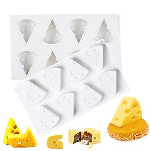 Käseform. Käse-Silikon-Backform für Mousse-Kuchen, 3D-Silikon-Form zum Backen von Kuchen, Silikon-Eisform, Mousse-Kuchenform, Süßigkeiten, französische Dessertform für Gebäck, Schokolade, Kuchen von Ubrand