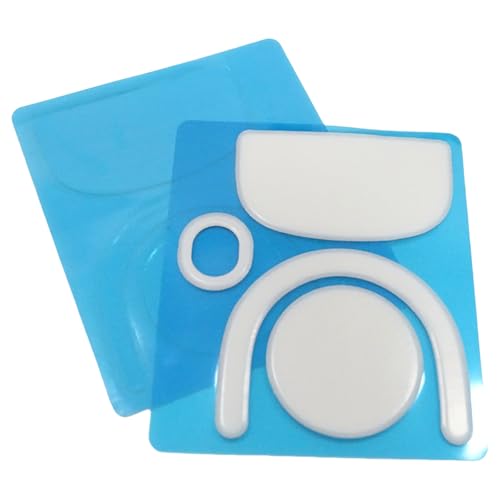 Ubxvamm 1 Set Ice Edition Mausfüße Aufkleber Pad Mouse-Skates Gildes für GProWireless GPROX Superlight 2 Mausgleiter, PTFE-Füße Ubxvamm 1 Set Ice Edition Mausfüße Aufkleber Pad Mouse-Skates Gildes für GProWireless GPROX Superlight 2 Mausgleiter, PTFE-Füße von Ubxvamm