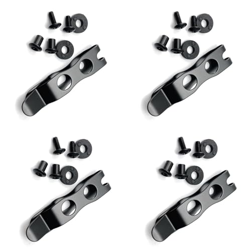 Ubxvamm Holster Clip K Scheide Taille Clip Zubehör Edelstahl Scheide Rücken Clip Scheide Tragen Taille Clip von Ubxvamm