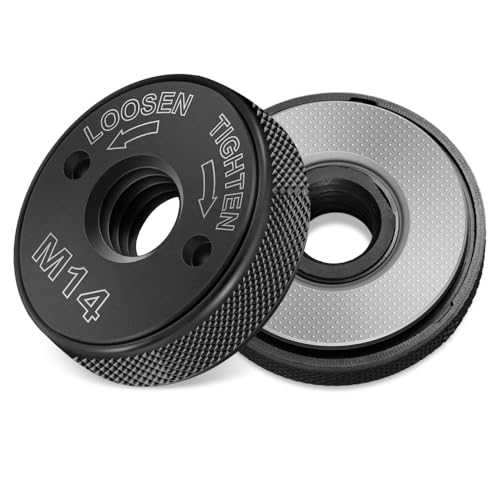 Udbrud 2 Stück Schnellspannmutter SDS Clic M14, Flex Schnellspannmutter für alle Winkelschleifer, Winkelschleifer Zubehör mit Genauer Faden, Schnellspanner Spann Angle Grinder Flange Nut Udbrud 2 Stück Schnellspannmutter SDS Clic M14, Flex Schnellspannmutter für alle Winkelschleifer, Winkelschleifer Zubehör mit Genauer Faden, Schnellspanner Spann Angle Grinder Flange Nut von Udbrud