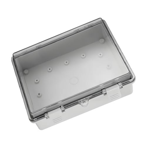 Udbrud Abzweigdose Wasserdicht IP65, 150x100x70 mm Gehäuse Elektronik mit Transparent Deckel, Elektrische Anschlussdose Verteilerdose außen, Projektbox Verteilerkasten Aufputz für Elektronische von Udbrud