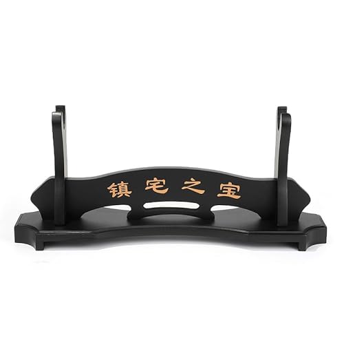 Udekit Japanisches Anime Ninja Samurai Schwerthalter Katana Messer Waffenständer für zu Hause oder im Büro Requisiten Ständer Schwert Tisch Display Halter(1 Layer) von Udekit