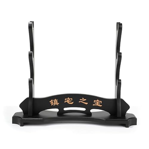 Udekit Japanisches Anime Ninja Samurai Schwerthalter Katana Messer Waffenständer für zu Hause oder im Büro Requisiten Ständer Schwert Tisch Display Halter(3 Layer) von Udekit
