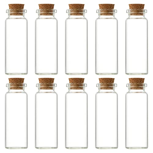 Kleine Glasflaschen mit Korkdeckel, Mini-Glasflaschen mit Stopfen, 10 ml, leere Zaubergläser, kleine Nachrichtenflaschen, kleine Wunschflaschen, Miniatur-Trankflaschen für Bastelarbeiten, Dekoration, Kleine Glasflaschen mit Korkdeckel, Mini-Glasflaschen mit Stopfen, 10 ml, leere Zaubergläser, kleine Nachrichtenflaschen, kleine Wunschflaschen, Miniatur-Trankflaschen für Bastelarbeiten, Dekoration, von Udewo