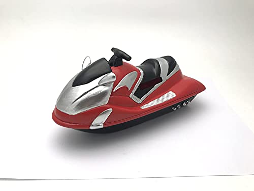 Udo Bremen Spardose, Jet Ski Urlaubskasse oder Reisekasse mit Gummipfropfen, Rot, ca. 22 cm groß von Udo Bremen