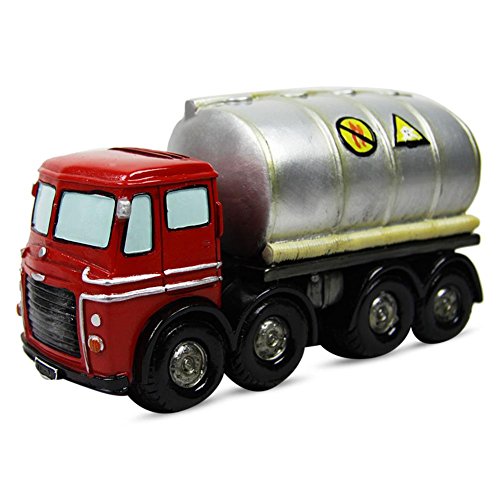 Spardose LKW Tanklaster, Geldkassette, Schwarz,rot,Silber, für Erwachsene, Classic Design Enthusiasten von Udo Schmidt GmbH & Co