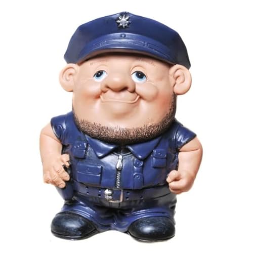 Spardose Polizist mit Pfropfen, ca. 13 x 10 cm von Udo Schmidt GmbH