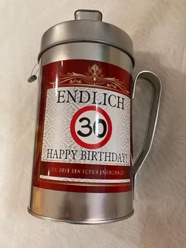 Spardose Spendenkasse Spende für den 30. Geburtstag - Geldgeschenke von Udo Schmidt GmbH