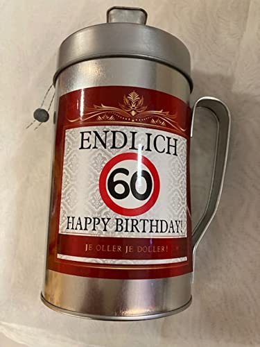 Spardose Spendenkasse Spende für den 60. Geburtstag - Geldgeschenke von Udo Schmidt GmbH