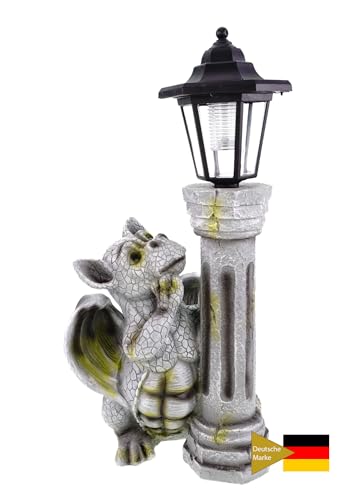 Kremers Schatzkiste Drachenkind mit Solar Laterne Drache Figur Gargoyle Gartenfigur mit Solarlaterne Kremers Schatzkiste Drachenkind mit Solar Laterne Drache Figur Gargoyle Gartenfigur mit Solarlaterne von Kremers Schatzkiste