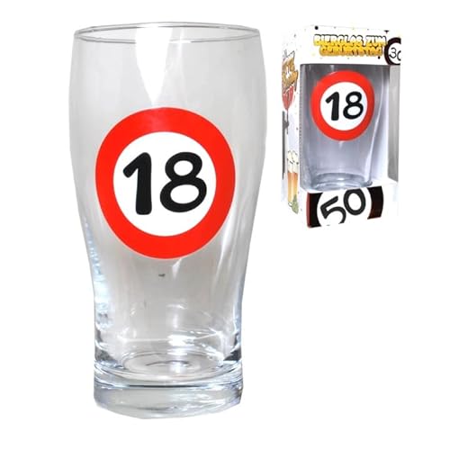 Udo Schmidt 1Stück Bierglas 18" zum 18. Geburtstag von Udo Schmidt