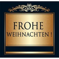 Udo Schmidt Aufkleber Flaschenetikett Etikett Frohe Weihnachten gold elegant Udo Schmidt Aufkleber Flaschenetikett Etikett Frohe Weihnachten gold elegant von Udo Schmidt