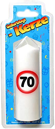 Geburtstagskerze zum 70. Geburtstag Zahlenkerze 135g Grundpreis 100g: 6,63 EUR von Udo Schmidt