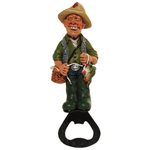 Witziger Bieröffner Öffner Angler Figur von Udo Schmidt