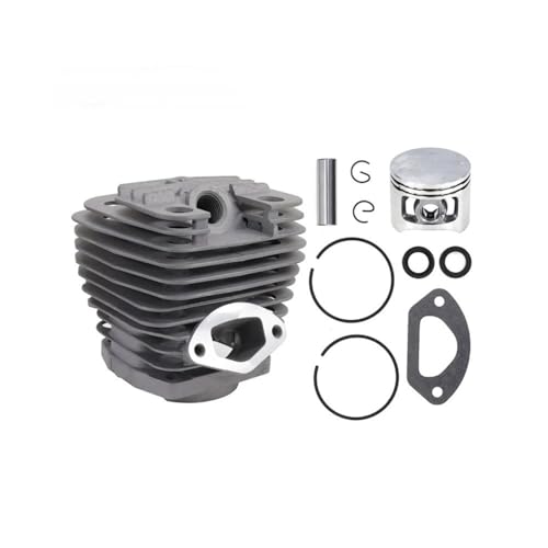 45cc 52cc 58cc Doppelk-Zylinder-Kolben-Set Geeignet für Kettensägenzubehör Gartengeräte 5800 5200 4500 Motorsäge(45cc 4500 Dual) von UeWhN