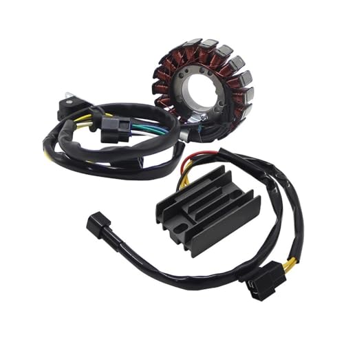 Motorrad Magneto Stator Spule + Spannungsreglergleichrichter Teile Fit for KLX400 KLX400R KLX400SR 21066-S005 21003-S007 Motorrad Magneto Stator Spule + Spannungsreglergleichrichter Teile Fit for KLX400 KLX400R KLX400SR 21066-S005 21003-S007 von UeWhN