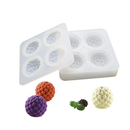 enduo Silikonform 3D 3D Kuchenform Handgemachtes Backgeschirr DIY Formen, 4 Löcher Himbeeren enduo Silikonform 3D 3D Kuchenform Handgemachtes Backgeschirr DIY Formen, 4 Löcher Himbeeren von Uenmay