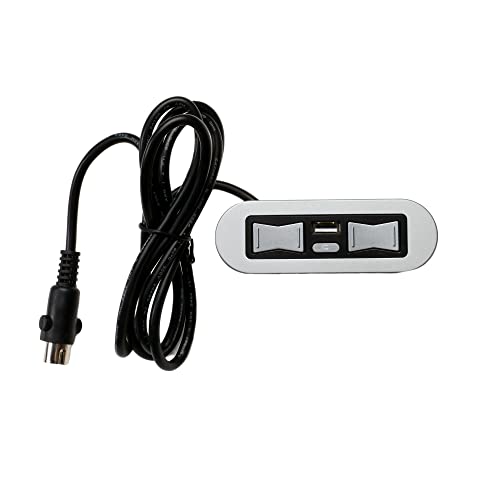 Uetmulik Power Recliner Lift Chair Emomo 5 Button 5 Pin Handsteuerung Modell HX90HU Ersatz mit USB von Uetmulik
