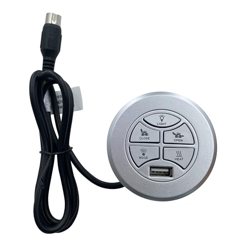 Uetmulik Power Recliner Lift Chair Emomo 5 Button 5 Pin Switch Hand Control Model K2024HL Replacement with USB von Uetmulik
