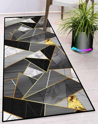 Ufamiluk Outdoor Teppich 80x260cm Teppich küche rutschfest waschbar in Waschmaschine wasserfest Schlafzimmer Teppich für Balkon küche Wohnzimmer draußen Flur Grau Weiß Schwarz ColorH Ufamiluk Outdoor Teppich 80x260cm Teppich küche rutschfest waschbar in Waschmaschine wasserfest Schlafzimmer Teppich für Balkon küche Wohnzimmer draußen Flur Grau Weiß Schwarz ColorH von Ufamiluk