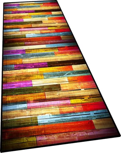 Ufamiluk Teppich Wohnzimmer waschbar rutschfest wetterfest wasserfest groß Balkon Teppich Flur Teppich läufer für küche Wohnzimmer Balkon draußen Flur 50x240cm bunt Rot Blau braun ColorJ Ufamiluk Teppich Wohnzimmer waschbar rutschfest wetterfest wasserfest groß Balkon Teppich Flur Teppich läufer für küche Wohnzimmer Balkon draußen Flur 50x240cm bunt Rot Blau braun ColorJ von Ufamiluk