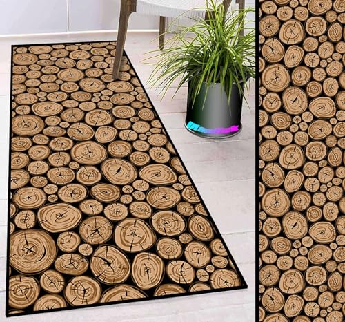 Ufamiluk Teppich läufer küche 80x100cm rutschfest waschbar wetterfest wasserfest groß Badezimmer Teppich Sets für Balkon küche Wohnzimmer draußen Flur ColorJ von Ufamiluk