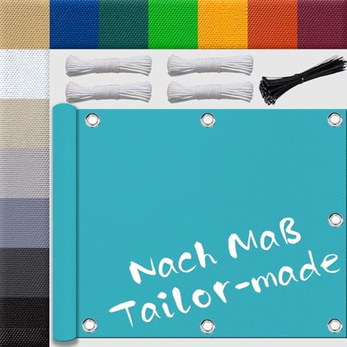 Ufamiluk sonnensegel 1.8x0.8m markisenstoff rechteckig terrasse wasserdicht überdachung Balkon zaunblende sichtschutz für terrassenüberdachung Balkon überdachung Blauer See Ufamiluk sonnensegel 1.8x0.8m markisenstoff rechteckig terrasse wasserdicht überdachung Balkon zaunblende sichtschutz für terrassenüberdachung Balkon überdachung Blauer See von Ufamiluk