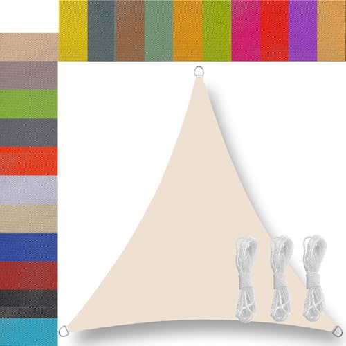 sonnensegel dreieckig wasserdicht 2.6x2.6x2.6m sonnensegel balkon regenschutz 95% UV Schutz Windschutz Überdachung Plane für Garten Terrasse Outdoor Camping Patio Schwimmbad Nicht-gerade weiss sonnensegel dreieckig wasserdicht 2.6x2.6x2.6m sonnensegel balkon regenschutz 95% UV Schutz Windschutz Überdachung Plane für Garten Terrasse Outdoor Camping Patio Schwimmbad Nicht-gerade weiss von Ufamiluk