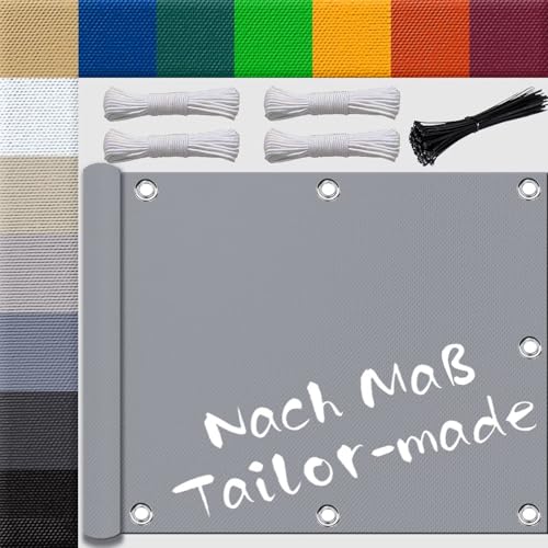 Ufamiluk sonnensegel wasserdicht 2x0.6m markisenstoff rechteckig terrasse überdachung Balkon balkonbespannung für terrassenüberdachung Balkon überdachung Grau Ufamiluk sonnensegel wasserdicht 2x0.6m markisenstoff rechteckig terrasse überdachung Balkon balkonbespannung für terrassenüberdachung Balkon überdachung Grau von Ufamiluk