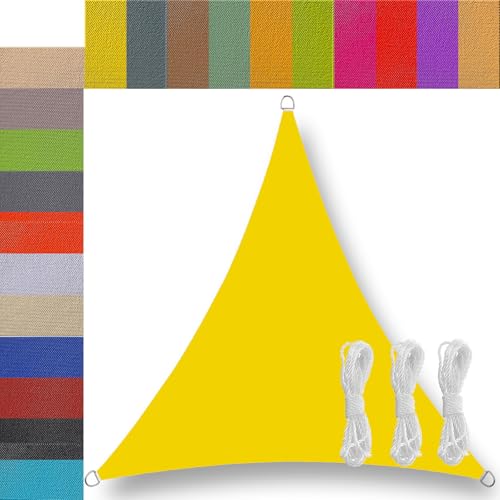 sonnensegel wasserdicht dreieckig rechteckig sonnensegel（21 Farben und 85 Größen）balkon regenschutz 95% UV Schutz Windschutz Überdachung Plane für Garten Terrasse Outdoor Camping Patio Schwimmbad von Ufamiluk