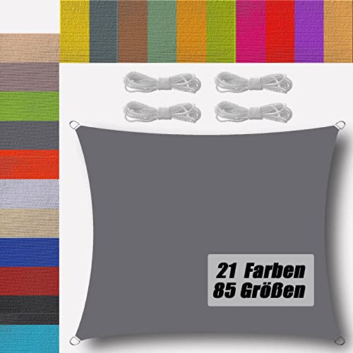 Ufamiluk sonnensegel wasserdicht rechteckig 2.5x3m sonnensegel Balkon Regenschutz 95% UV Schutz Windschutz Überdachung Plane für Garten Terrasse Outdoor Camping Patio Schwimmbad Grau Ufamiluk sonnensegel wasserdicht rechteckig 2.5x3m sonnensegel Balkon Regenschutz 95% UV Schutz Windschutz Überdachung Plane für Garten Terrasse Outdoor Camping Patio Schwimmbad Grau von Ufamiluk