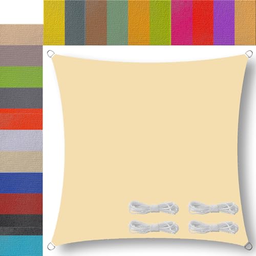 Ufamiluk sonnensegel wasserdicht rechteckig 3.6x3.6m sonnensegel Balkon Regenschutz 95% UV Schutz Windschutz Überdachung Plane für Garten Terrasse Outdoor Camping Patio Schwimmbad Beige Ufamiluk sonnensegel wasserdicht rechteckig 3.6x3.6m sonnensegel Balkon Regenschutz 95% UV Schutz Windschutz Überdachung Plane für Garten Terrasse Outdoor Camping Patio Schwimmbad Beige von Ufamiluk