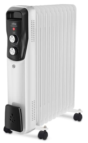 Ufesa Antares 1500 Ölradiator energiesparend - Elektroheizkörper mit 7 Rippen, regulierbaren Thermostat und Zeitschaltuhr, 1500W Leistung Ufesa Antares 1500 Ölradiator energiesparend - Elektroheizkörper mit 7 Rippen, regulierbaren Thermostat und Zeitschaltuhr, 1500W Leistung von Ufesa