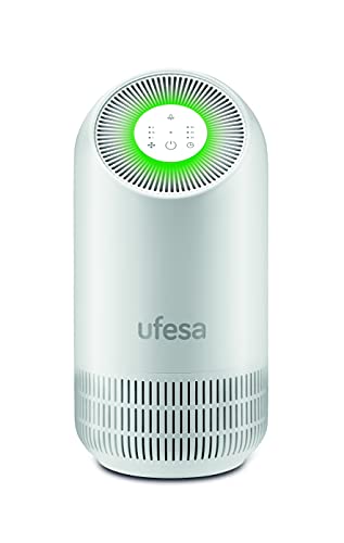Ufesa PF3500 Luftreiniger, bis zu 40 m2 | Doppelschutzfunktion entfernt 95% der Viren und Bakterien | Patentierte Technologie | Zertifiziert | Sehr leise (max 30 db) von Ufesa