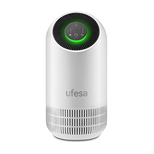Ufesa PF4500 Luftreiniger, bis zu 40 m2 | Doppelschutzfunktion entfernt 99,9% der Viren und Bakterien | Patentierte Technologie | Zertifiziert | Ionenfunktion |Sehr leise (max 30 db) von Ufesa