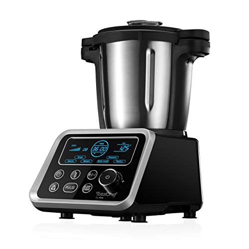 Ufesa Totalchef RK5 Küchenmaschine mit Kochen, verschiedene Programme zum Kochen, 1700 W Leistung, LCD-Display, Karaffe mit 3,5 l Fassungsvermögen, Inklusive Rezeptbuch PDF, BPA-frei von UFESA