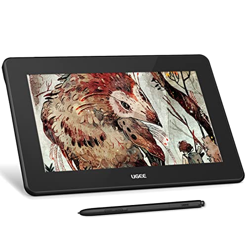 UGEE U1600 FHD-Zeichenmonitor-Tablet mit 15,4''-Bildschirm, voll laminiertes Grafiktablett-Stift-Display 90% NTSC-kompatibel mit Windows/Mac/Android/Linux/OSU von Ugee