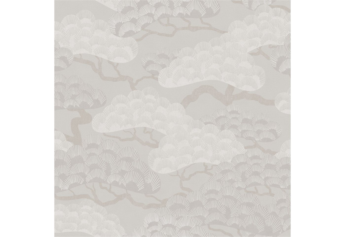 Ugépa Vliestapete M64407 Ugépa Grau Vlies 0.53 x 10.05 m Elegance Baumzweige Blätter von Ugépa