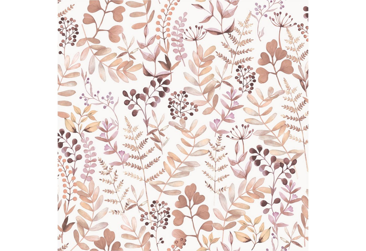 Ugépa Vliestapete M68503 Ugépa Creme Vlies 0.53 x 10.05 m Botanique Blätter von Ugépa