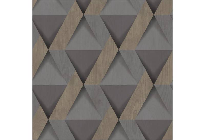 Ugépa Vliestapete M69199D Ugépa Weiß Vlies 1.06 x 10.05 m Nomade Grafik Holz von Ugépa