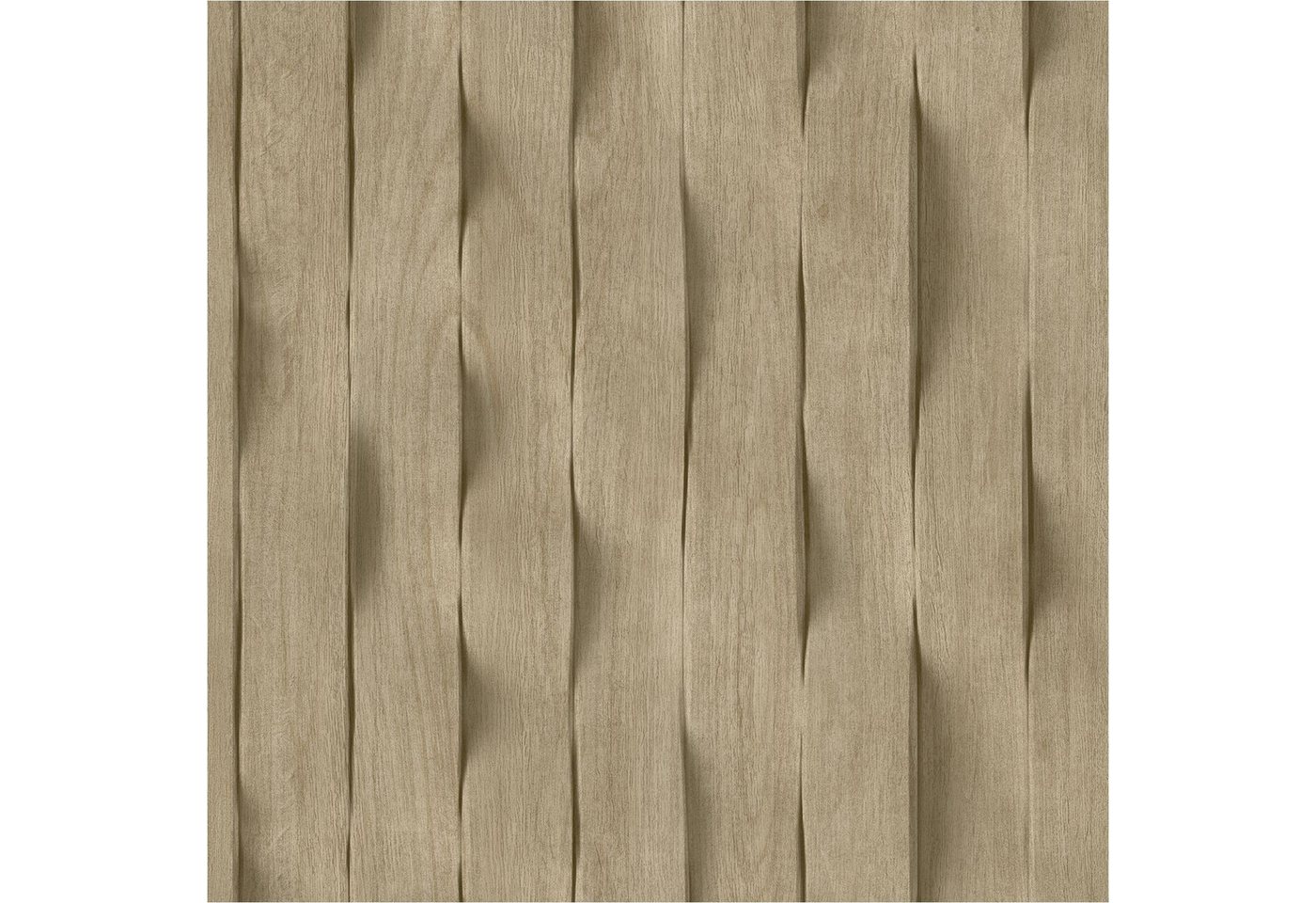 Ugépa Vliestapete M75608 Ugépa Braun Vlies 0.53 x 10.05 m Brut Holzoptik Holzplanken von Ugépa