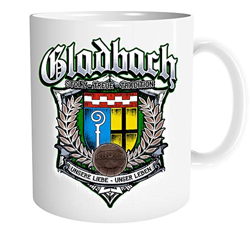 Uglyshirt89 Für Immer Gladbach Tasse | Kaffeetasse Teetasse Geschenk Sport Fussball Stadt Fan von Uglyshirt89